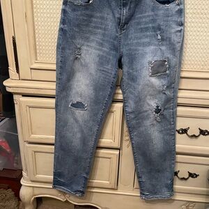 Tribal Distressed Jeans